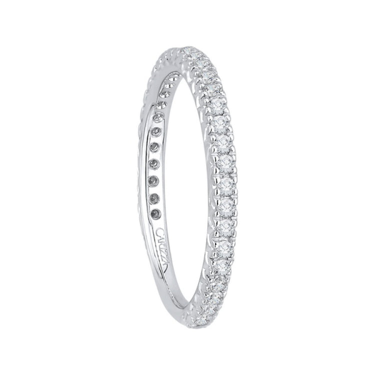 Diamond Wedding Band in 14K White Gold