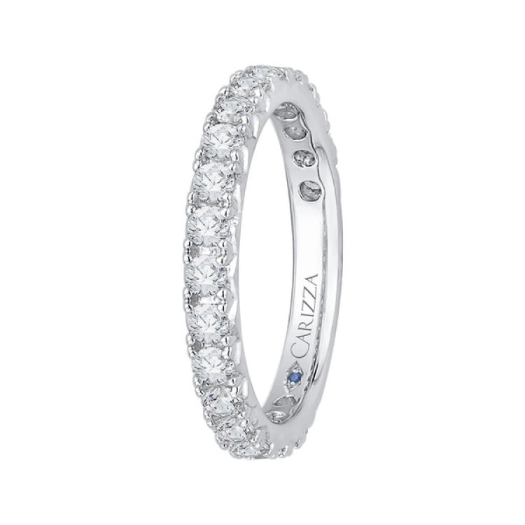 Diamond Wedding Band in 14K White Gold