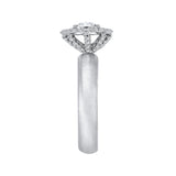 Diamond Double Halo Engagement Ring in 14K White Gold