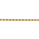 14k 4.5mm D/C Rope with Lobster Clasp Chain