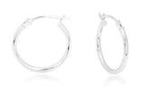 14K FASHION JEWELRY
Brand: CANDELA INC.
14 Karat White Polished Tube Hoop Earrings 25x2MM