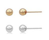 14K FASHION JEWELRY
Brand: CANDELA INC.      
14 Karat Yellow Gold and White Gold 5MM Ball Stud Earring Set