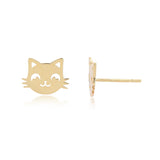 14K FASHION JEWELRY
Brand: CANDELA INC.    
14 Karat Yellow Cat Stud Earrings