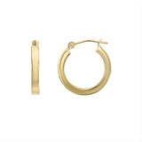14K FASHION JEWELRY
Brand: CANDELA INC.       
10 Karat Yellow 2.5X15MM Square Hoop Earrings