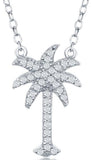 GF SS KRM JEWELRY
Brand: CLASSIC IMPORTS, INC
Sterling Silver Cubic Zirconia Palm Tree Necklace 16+2" Chain