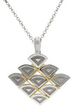 GF SS JEWELRY
Brand: FREDERIC DUCLOS
Sterling Silver and Yellow Gold Plated AVA Pendant w/ Chain