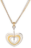 GF SS KRM JEWELRY
Brand: FREDERIC DUCLOS
Sterling Silver and Yellow Gold Plated Heart Throb Necklace