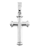 Sterling Silver Small Cross Pendant - Chain not inlcuded