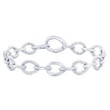 Sterling Silver Alternating Link 7