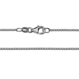 Sterling Silver-Rhodium Plated 24