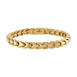 Bulova Mens Bracelet Color: Yellow Width: 8MM