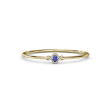 Love Knot Sapphire and Diamond Bangle Bracelet