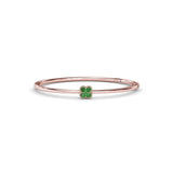 Magnolia Emerald Bangle