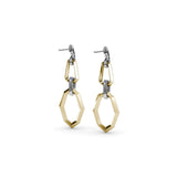Lynq Geometric Drop Earrings