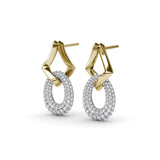 Lynq Oval Drop Earrings