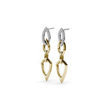 Lynq Pointed Drop Earrings