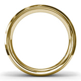 Sandblast Finish Bevel Edge Men's Band