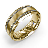 Sandblast Finish Men's Band