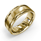 Sandblast Finish Men's Band