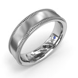 Sandblast Finish Men's Band