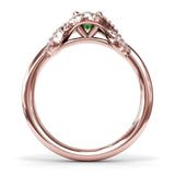 Love Knot Emerald Ring