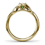 Love Knot Emerald Ring