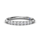 Knife-Edge Diamond Wedding Band