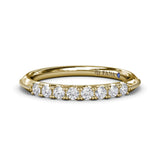 Knife-Edge Diamond Wedding Band