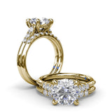 Knife-Edge Diamond Wedding Band