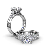 Knife-Edge Diamond Wedding Band