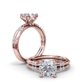 Raindrop Diamond Wedding Band