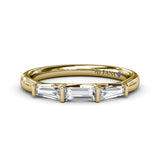 Baguette Diamond Wedding Band