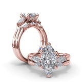 Marquise Diamond Wedding Band