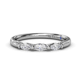 Marquise Diamond Wedding Band