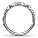 Marquise Diamond Wedding Band