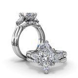 Marquise Diamond Wedding Band