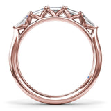 Emerald-Cut Diamond Wedding Band