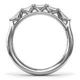 Emerald-Cut Diamond Wedding Band