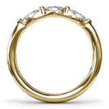 Marquise Diamond Wedding Band