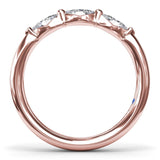 Marquise Diamond Wedding Band
