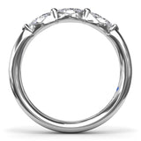 Marquise Diamond Wedding Band