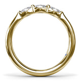 Marquise Diamond Wedding Band