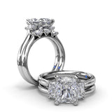 Radiant Diamond Wedding Band