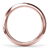 Knife-Edge Gold Wedding Band