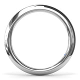 Knife-Edge Gold Wedding Band