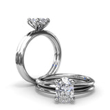 Knife-Edge Gold Wedding Band