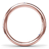 Flush Sapphire Wedding Band