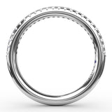 Split Prong Diamond Anniversary Band