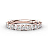 Pave Diamond Anniversary Band