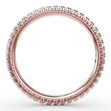 Delicate Modern Pave Eternity Band